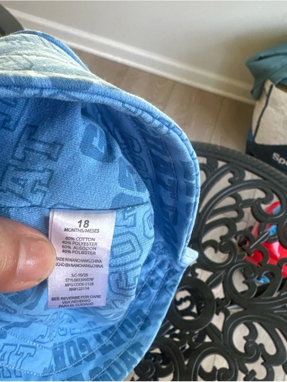 GOAT Blue Kids Bucket Hat